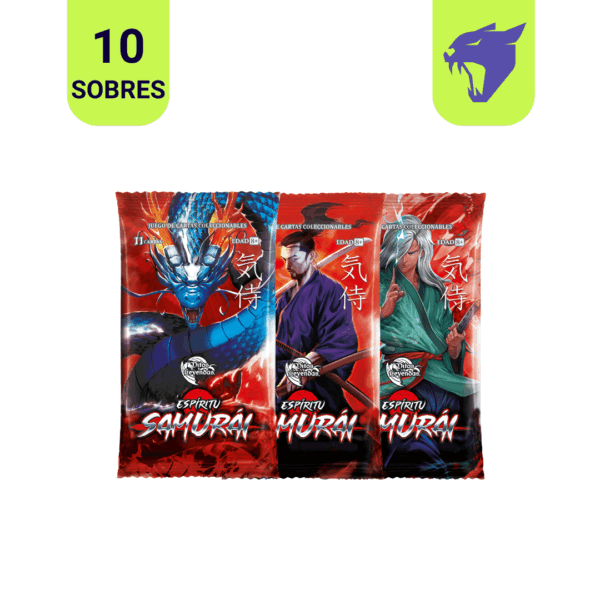 Pack 10 Sobres Espíritu Samurái